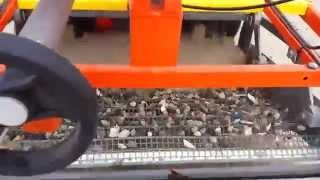 BEACH CLEANING - Sifting Beach Sand Machine