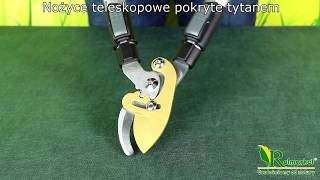 Nożyce profesjonalne teleskopowe do gałęzi UP0112 Greenmill. Sklep Ogrodniczy www.rolmarket.pl