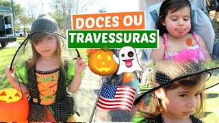 DOCES OU TRAVESSURAS? FOMOS PEGAR DOCES DO HALLOWEEN ??