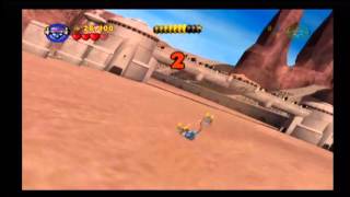 Lego Star Wars The Video Game - Walkthrough [W1] The Phantom Menace [E4] Mos Espa Pod Race
