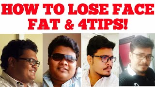 [TAMIL]How To Lose Face Fat & Double Chin - 4 Tips in the End !!