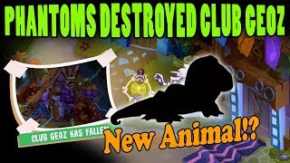 Phantoms Destroy Club Geoz + New Animal? Animal Jam Update Preview