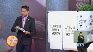 IECM con Mauricio Huesca - Material electoral a usarse en la jornada del 1º de julio