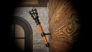 How to make a lamp.  Home Decor.  Metal forging