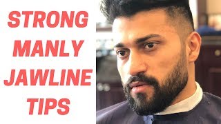 STRONGER JAWLINE HINDI - Hair & Beard Styling Tips (face fat kam dikhega)