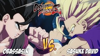 OBAssassin(Adult Gohan/Hit/Goku Black) Fights Sasuke David(Vegito Blue/Teen Gohan/Hit)