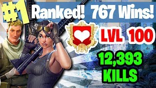 #1 World Ranked - 767 Wins - 12,393 Kills - Level 100 - Sponsor Goal 363/400