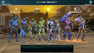 Global Agenda Character Creation