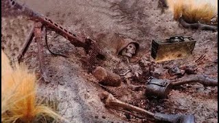 КЛАД НЕМЕЦКОГО ПУЛЕМЕТЧИКА В ЯЩИКЕ ДЛЯ ЛЕНТ