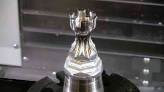 CNC Machining a 5-axis Chess Rook (Fusion360)