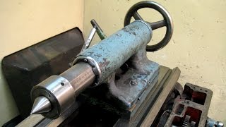 Токарный станок 1А616 ремонт задней бабки без замены пиноли