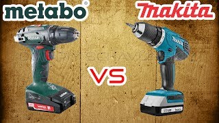 КАКОЙ ШУРУПОВЕРТ ВЫБРАТЬ ? Makita DF457DWE vs Metabo BS 18 / Сравнительный обзор