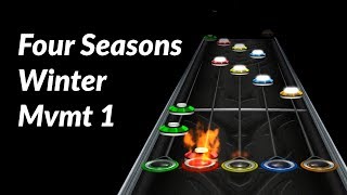 Vivaldi - Four Seasons: Winter, Movement 1 | Clone Hero Chart Preview
