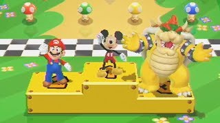 Mario Party 9 MiniGames - Mario vs Sonic Vs Mickey Mouse Vs Bowser (Master Cpu)
