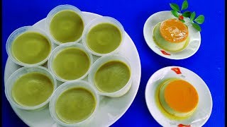 Món Ăn Ngon - BÁNH FLAN MATCHA TRÀ XANH béo mịn