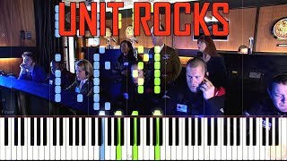 UNIT Rocks (UNIT Theme) - Doctor Who [Synthesia Piano Tutotial]