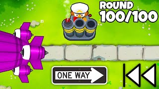 REVERSE Mode in Bloons TD 6?! (Crazy Mortar Monkey Strategy!)