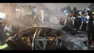 انفجار سيارة بالقرب من معهد الأورام #المنيل