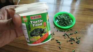 Best turtle food review and unboxing | Turtle food India | Taiyo turtle food