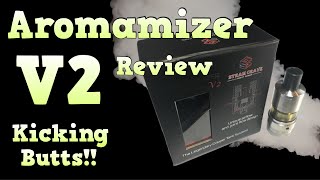 Aromamizer V2 Review and Vertical Clapton Coil Build! Kicking Butts!