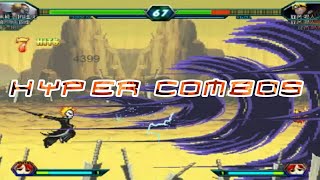 All Ichigo Hyper Combos - Bleach vs Naruto 3.0