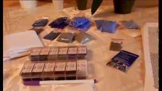 Обзор набора "Лебеди" по авторской схеме Александры Токаревой.