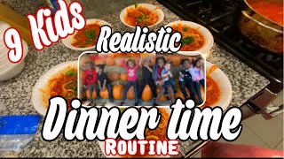 9 KIDS UNDER 12 REALISTIC  WEEKNIGHT DINNER ROUTINE