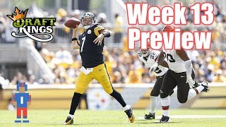 NFL Week 13 Preview & Picks - DraftKings
