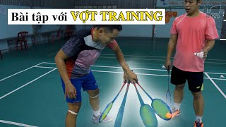 Các bài tập cổ tay cầu lông với VỢT CARBON TRAINING VNB hiệu quả | Bài tập bổ trợ môn cầu lông