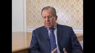 Интервью С.Лаврова для программы "Вести в субботу"