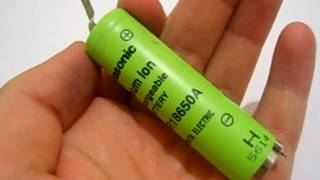 Repairing a Li-Ion battery (18650) DON'T TRY IT!