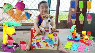 Trò Chơi Bé Ken Làm Kem Màu Playdoh ❤ChiChi ToysReview TV❤ Đồ Chơi Trẻ Em Baby Doli Bài Hát Vần Thơ