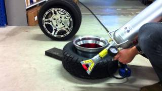 Quad tire bead seating with maximum ease
