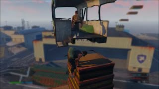 GTA 5 - Parkour Deathmatch - PARKOUR INSIDE THE AIRPORT - #77