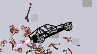 Stickman Dismount 2 Annihilation - Racing Сar High Speeds, Top Secret | Android Gameplay 2017 HD