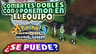 ¿SE PUEDE HACER UN COMBATE DOBLE CON UN SOLO POKÉMON EN EL EQUIPO?  MISTERIOS POKÉMON