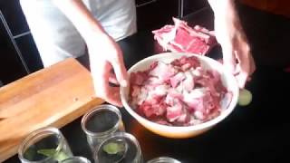Тушенка из говядины. Детальный рецепт.
