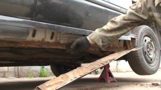 Как заменить и отремонтировать пороги своими руками Renault Laguna #1