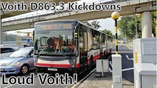 [SMRT]LOUD VOITH D863.3 Kickdowns - TIB1239E On 912B (Mercedes Benz O405G Hispano Habit)