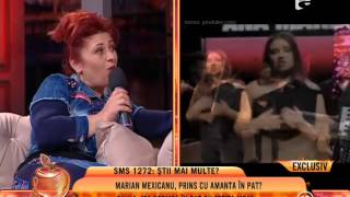 Soţia lui Marian Mexicanu: "Soțul meu are probleme psihice"