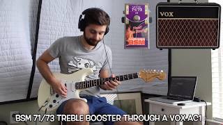 Deep Purple - No No No solo cover VOX vs BSM treble booster