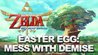 SPOILER: Zelda: Skyward Sword Easter Egg - Mess With Demise Using The Net
