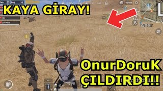 OnurDoruk ÇILDIRDI! Kaya Giray ile Efsane Aksiyonlu Maç! Pubg Mobile