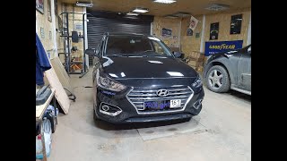 Hyundai Solaris ужасный свет с завода даже в максималке. Биксенон Hella 3R решит эту проблему.