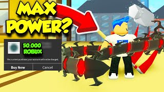 I Spent 50,000 ROBUX To Unlock MAX POWER In Anime Fighting Simulator! (Roblox)