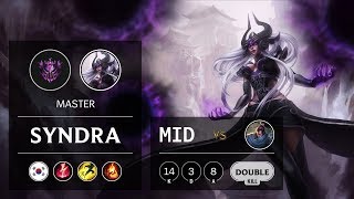 Syndra Mid vs Yasuo - KR Master Patch 9.9