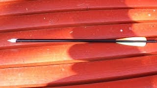 Heavy Crossbow bolt test