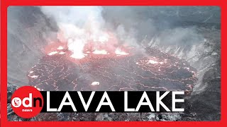 Volcano Eruption creates LAVA LAKE in Hawaii