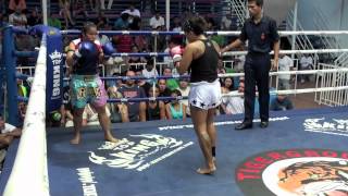 Mikiala Freitas (Tiger Muay Thai) vs Pinsiam @ Bangla Thai Boxing Stadium