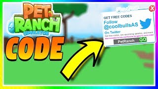PET RANCH SIMULATOR *NEW* CODE (FREE COINS)